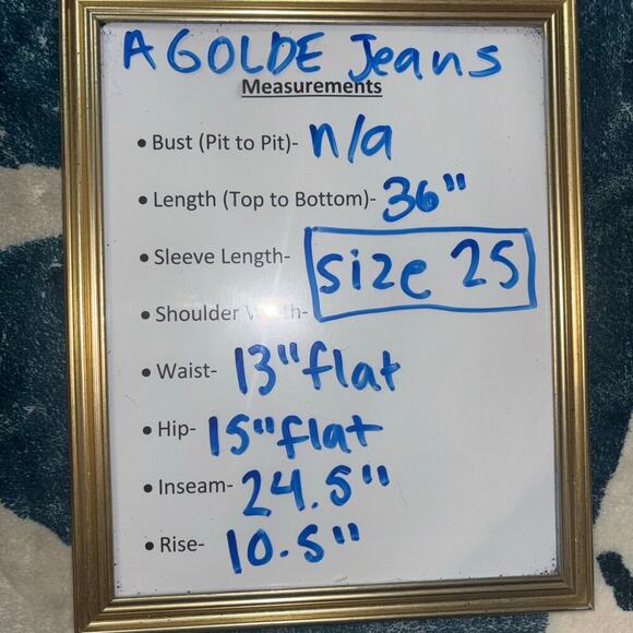 AGOLDE Nico High Rise Jeans- AGOLDE Slim Light Wash Premium Denim | Size 25 - Picture 11 of 11